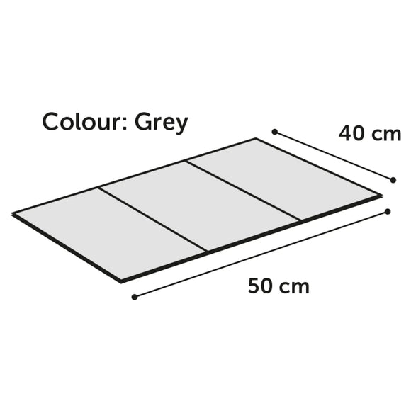 Flamingo Cooling Pad Drop Grey – Compact Gel-Infused Cooling Mat, Small Size, Lightweight Design