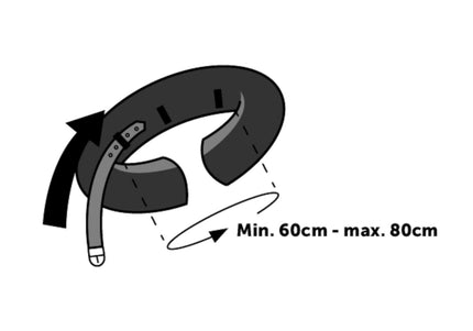 Flamingo Gofi Inflatable Recovery Collar XS – Soft Lightweight Design, Comfortable Fit