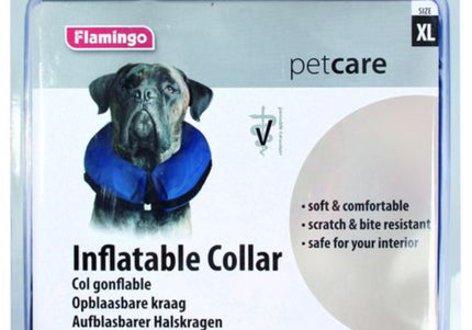 Flamingo Gofi Inflatable Recovery Collar XS – Soft Lightweight Design, Comfortable Fit