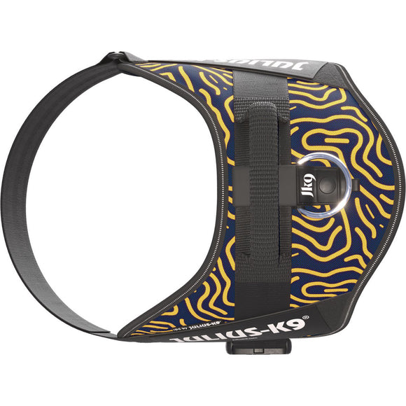 Julius-K9 IDC Powerharness Canyon – Reflective Adjustable Dog Harness, Mini Size, Canyon Pattern