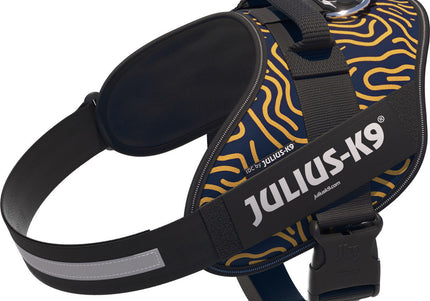 Julius-K9 IDC Powerharness Canyon – Reflective Adjustable Dog Harness, Mini Size, Canyon Pattern