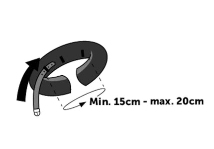 Flamingo Gofi Inflatable Recovery Collar XS – Soft Lightweight Design, Comfortable Fit