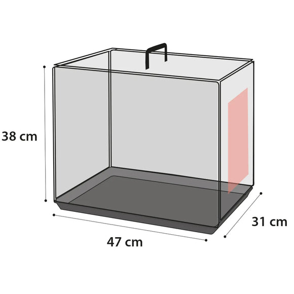 Flamingo Ebo Taupe Metal Dog Cage XS – Compact Durable Crate with Secure Latch