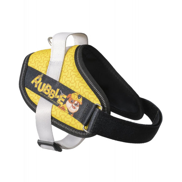 Julius-K9 Paw Patrol Rubble Dog Harness – XL Size, Adjustable, Durable Design