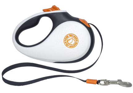 Kiwi Walker Retractable Dog Leash – Automatic 5m Tape, Large Size, Black, Durable Design