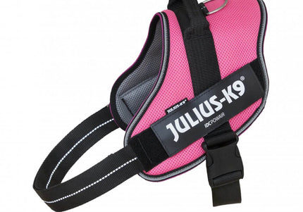 Julius K9 IDC Powair Harness Pink – Lightweight Breathable Mesh Dog Harness, Small Size