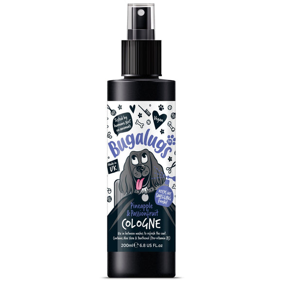 Bugalugs Pineapple & Passionfruit Cologne – Refreshing Perfumed Spray with Fruity Scent, 200ml