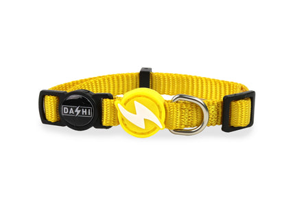 Dashi Solid Cat Collar – Nylon Adjustable Collar with Intense Brown Color, Durable Buckle