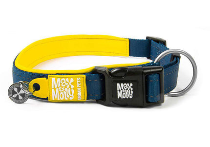 Max&Molly GOTCHA! Smart ID Matrix Yellow Collar – QR Locator, Medium, Durable Design