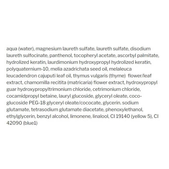 Yuup! Home Tea Tree and Neem Oil Shampoo – Purifying Formula, 250ml Bottle