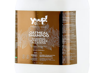 Yuup! Oatmeal Shampoo – Professional Concentrate, Gentle Formula for Sensitive Skin, 5L