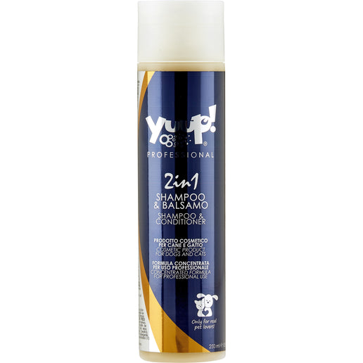 Yuup! 2in1 Shampoo & Conditioner – Concentrated Formula 1:20, 250ml, Cleanses and Softens Coats