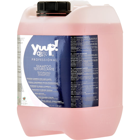Yuup! Professional Texturizing Shampoo – Volumizing Concentrate, Enhances Coat Structure, 5L