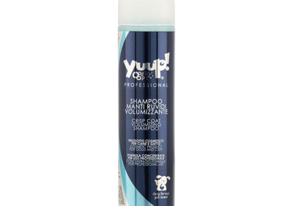 Yuup! Professional Crisp Coat Volumizing Shampoo – Concentrated Formula for Hard and Coarse Coats, 250ml