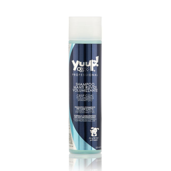 Yuup! Professional Crisp Coat Volumizing Shampoo – Concentrated Formula for Hard and Coarse Coats, 250ml