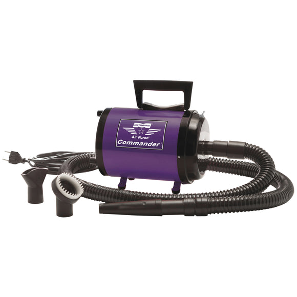 MetroVac Air Force Commander 1350W – Powerful 2-Speed Blaster with Durable Metal Housing, Purple