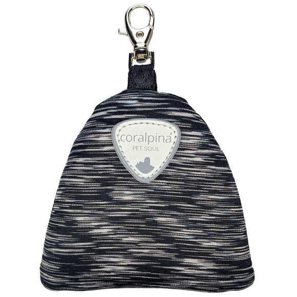 Coralpina Zainello Powermix Waste Bag – Lightweight Black Dispenser with Durable Dog Waste Bags