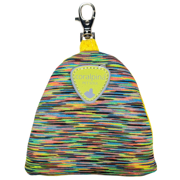 Coralpina Zainello Powermix Waste Bag – Lightweight Black Dispenser with Durable Dog Waste Bags