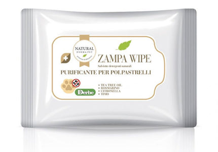 Wet dog & cat wipes for cleaning and refreshing paws - 15pcs