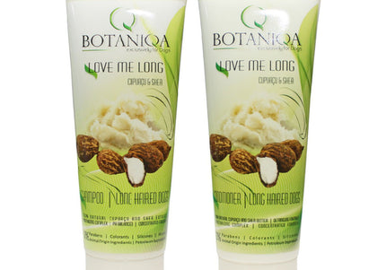 Botaniqa Love Me Long Shampoo and Conditioner Set – Nourishing Formula for Long Coats, 2x250ml