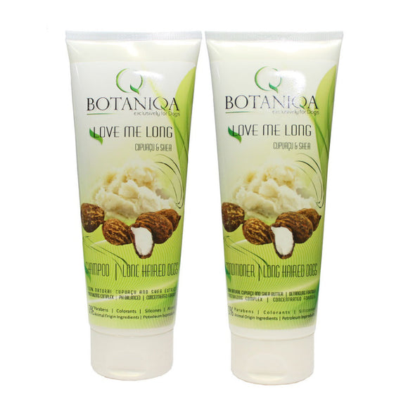 Botaniqa Love Me Long Shampoo and Conditioner Set – Nourishing Formula for Long Coats, 2x250ml