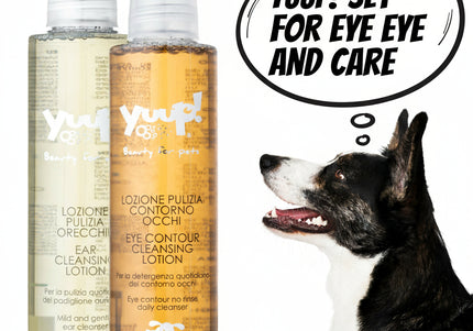 Yuup! Home Eye Contour and Ear Cleaning Kit – Gentle Dual-Action Lotions, 150ml Each