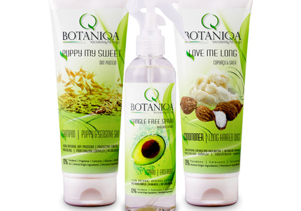 Botaniqa Cosmetics Set 250ml – Gentle Hypoallergenic Formula, Ideal for Sensitive Skin and Coats