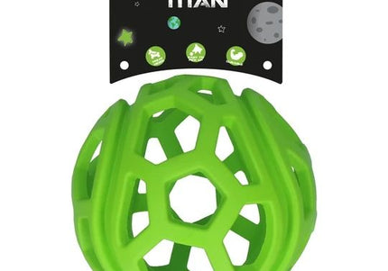 Dog Comets Titan Openwork Ball 11.5cm – Soft Durable Orange Interactive Toy