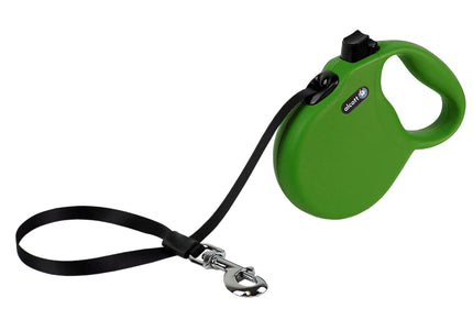 Alcott Wanderer Retractable Leash 5m Green – Medium, Durable Tangle-Free Design