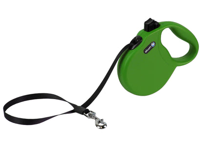 Alcott Wanderer Retractable Leash 5m Green – Medium, Durable Tangle-Free Design
