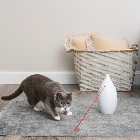 PetSafe Zoom Automatic Laser Light – Rotating Interactive Toy with Dual Laser Beams