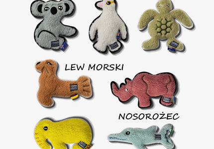 Resploot Tuffles Dolphin Dog Toy – Durable Recycled Material with Squeaker Feature