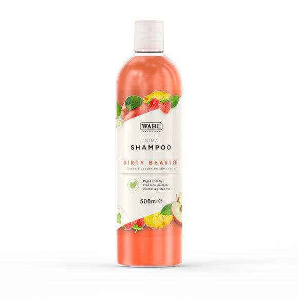 Wahl Dirty Beastie Shampoo – Strong Cleansing Concentrate, 1:32 Formula, 500ml Bottle